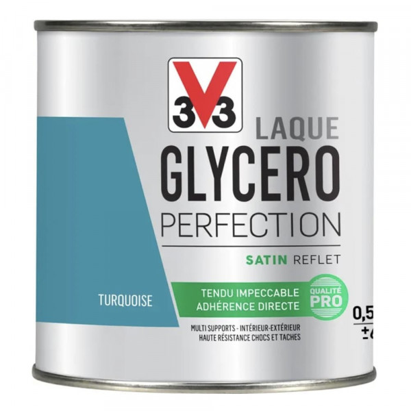 Laque Glycéro Perfection V33 Satin Turquoise 0,5L