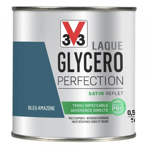 Laque Glycéro Perfection V33 Satin Bleu amazone 0,5L