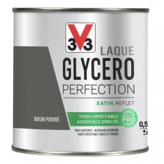 Laque Glycéro Perfection V33 Satin Brun poivré 0,5L