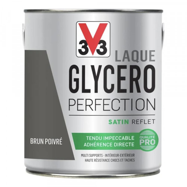 Laque Glycéro Perfection V33 Satin Brun poivré 2L