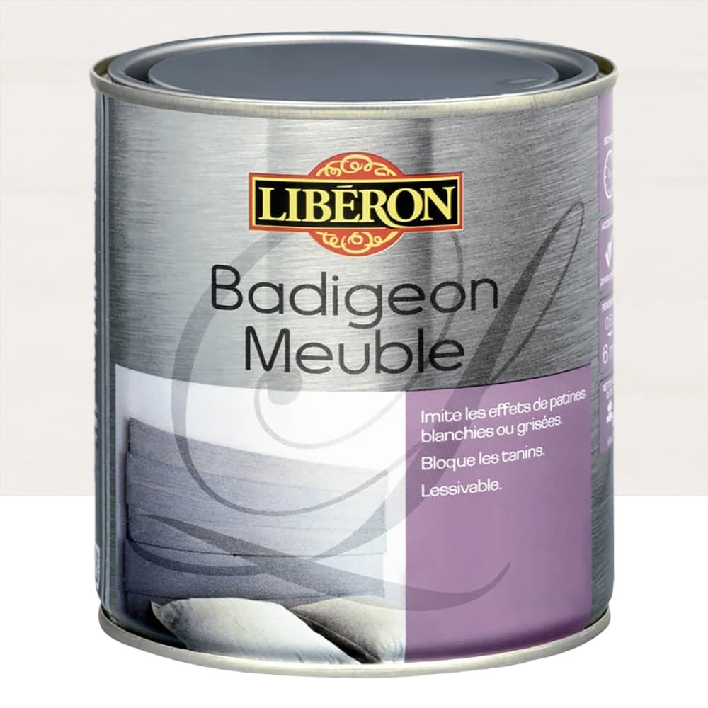 Liberon Badigeon Meuble LIBERON blanc coton mat 0.5 l pas cher 