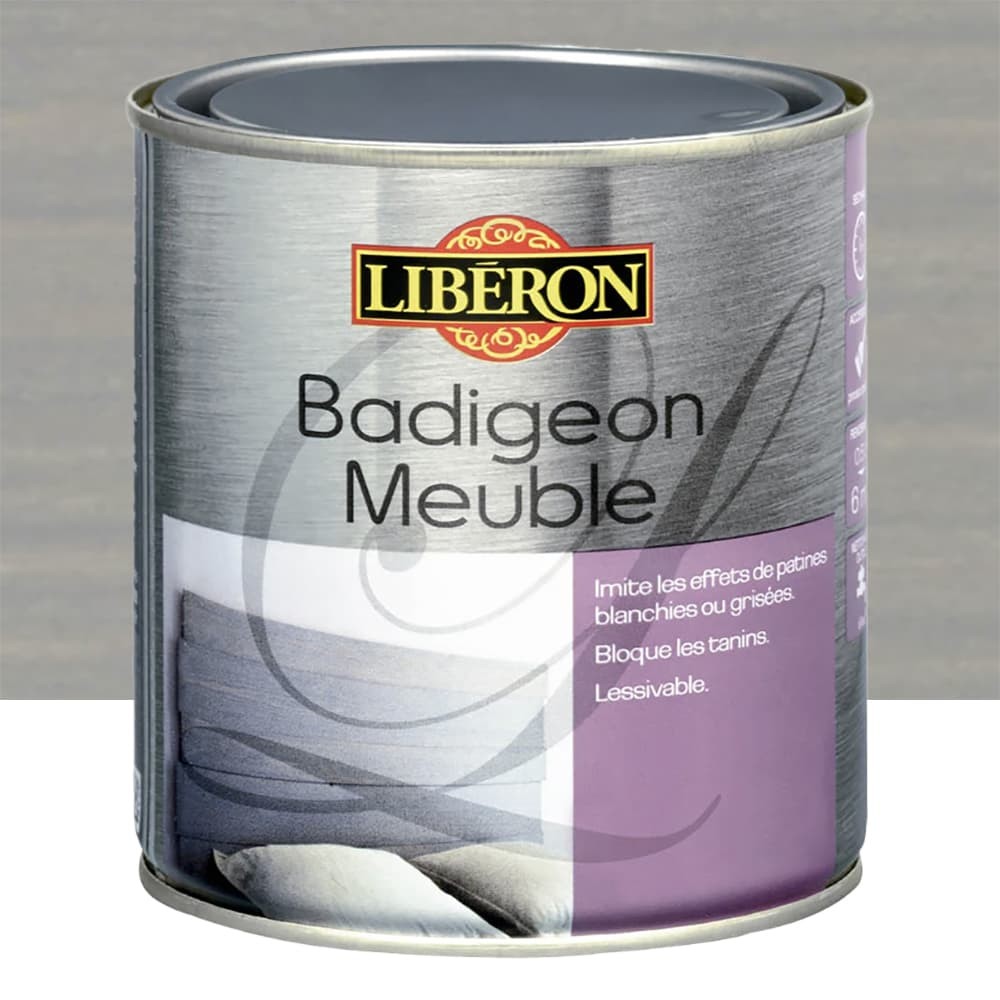 Badigeon Meuble LIBÉRON Gris perle 0,5L
