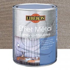 Effet Métal Lambris-Meubles LIBÉRON Fer blanc 1L