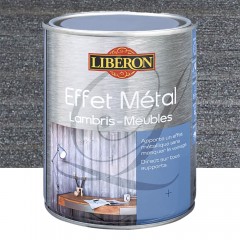 Effet Métal Lambris-Meubles LIBÉRON Gris atelier 1L