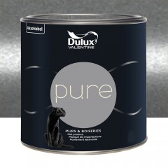 Peinture murs & boiseries Dulux Valentine Pure Argent pot de 2L