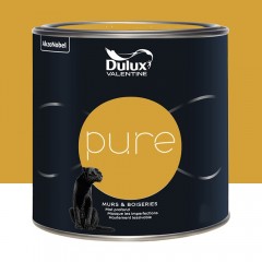Peinture murs & boiseries Dulux Valentine Pure Jaune pot de 2L
