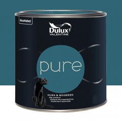 Peinture murs & boiseries Dulux Valentine Pure Pétrole pot de 2L