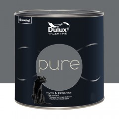 Peinture murs & boiseries Dulux Valentine Pure Anthracite pot de 2L