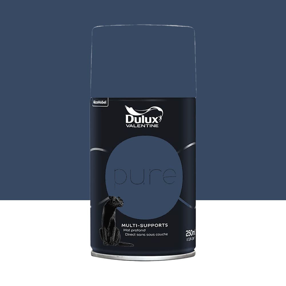 Bombe de Peinture murs & boiseries Dulux Valentine Pure Bleu aérosol Bombe de Peinture murs & boiseries Dulux Valentine Pure Bleu aérosol