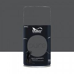 Bombe de Peinture murs & boiseries Dulux Valentine Pure Gris aérosol