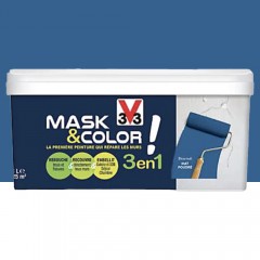 Peinture 3 en 1 V33 Mask & Color Bleu nuit 2,5L