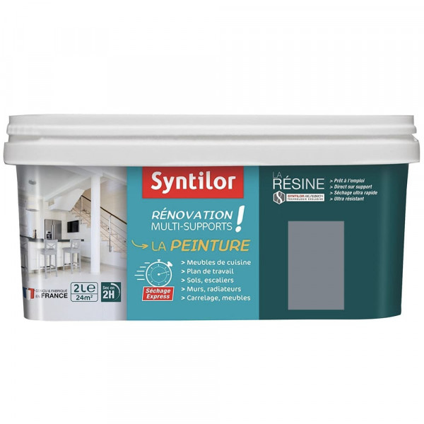 Peinture de Rénovation Multi-supports Syntilor Gris béton 2L