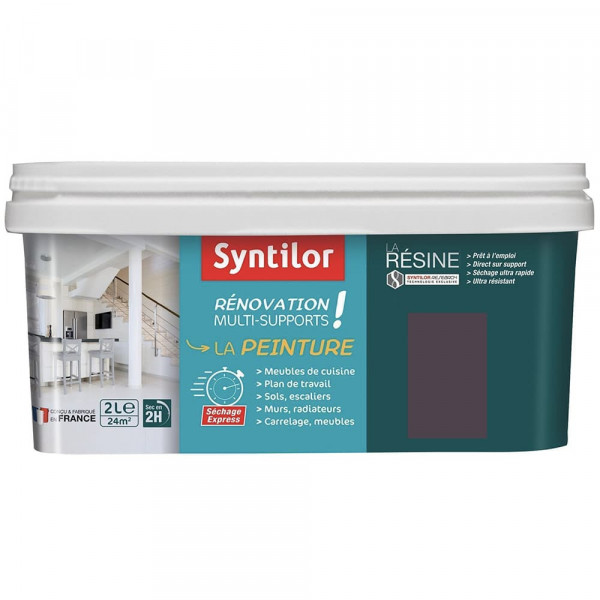 Peinture de Rénovation Multi-supports Syntilor Gris graphite 2L