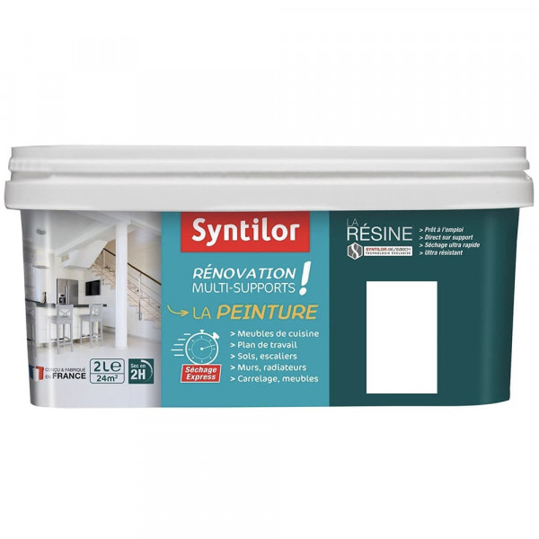 Peinture de Rénovation Multi-supports Syntilor Blanc perfect 2L