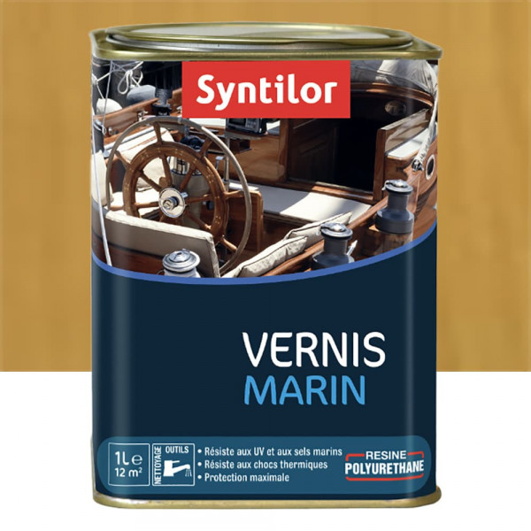 Vernis marin Syntilor Chêne clair Satin 1L