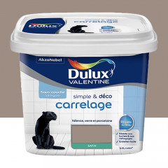 Peinture Carrelage Dulux Valentine Simple & Déco Taupe 0,5L