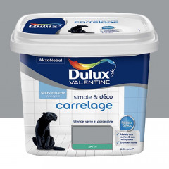 Peinture Carrelage Dulux Valentine Simple & Déco Gris city 0,5L