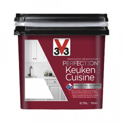 Peinture Rénovation Perfection Cuisine V33 Blanc pot de 0,75L