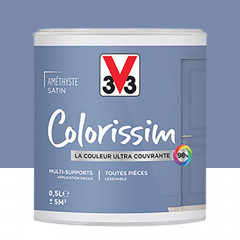 Peinture Multi-supports V33 Colorissim Satin Amethyste 0,5L