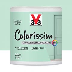 Peinture Multi-supports V33 Colorissim Satin Diabolo 0,5L