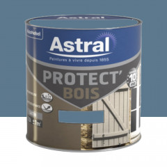 Peinture Bois ASTRAL Protect'Bois Ciel d'orage 0,5L