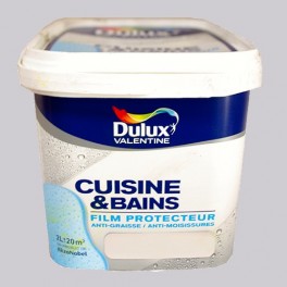 DULUX VALENTINE Peinture Acrylique Cuisine et Salle de Bains Poudre de riz Satin 2L DULUX VALENTINE Peinture Acrylique Cuisine et Salle de Bains Poudre de riz Satin 2L