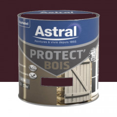 Peinture Bois ASTRAL Protect'Bois Brun Normandie 0,5L