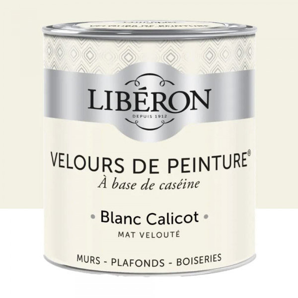 Peinture LIBÉRON Velours de Peinture Blanc calicot 0,5L