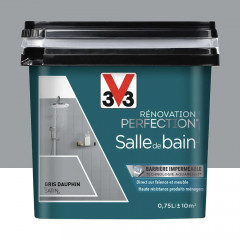 Peinture Salle de Bain V33 Rénovation Perfection Gris dauphin 0,75L