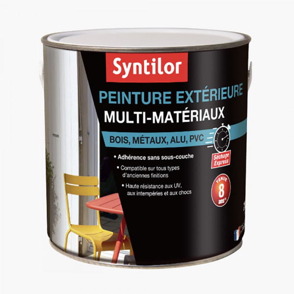 Peinture Multi-Matériaux Extérieure SYNTILOR Gris Anthracite 2L