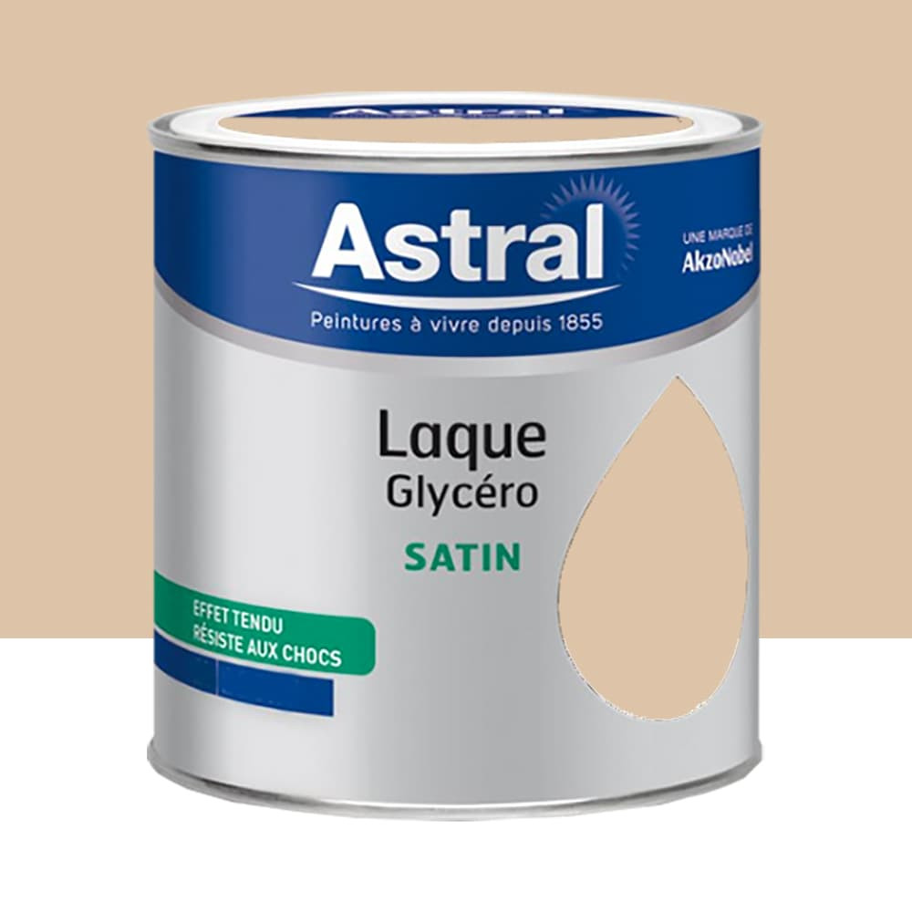 Laque Glycéro Satin ASTRAL Sable 0,5L