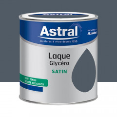 Laque Glycéro Satin ASTRAL Gris Anthracite