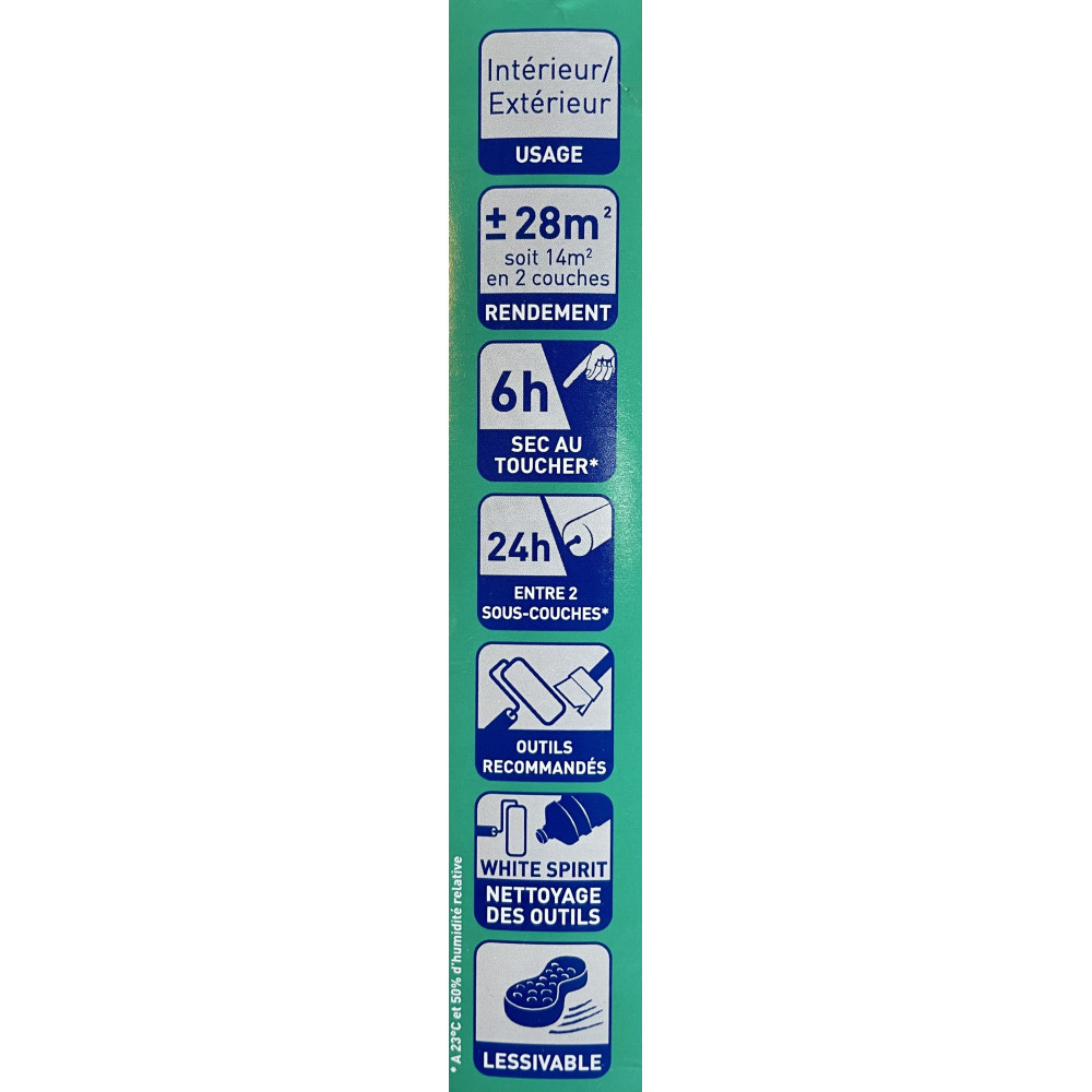 Laque Glycéro Satin ASTRAL caractéristiques 2L