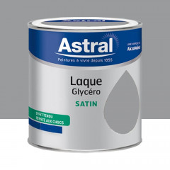 Laque Glycéro Satin ASTRAL Acier 0,5L