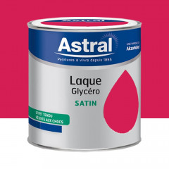 Laque Glycéro Satin ASTRAL Fraise 0,5L