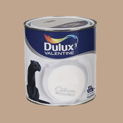 DULUX VALENTINE Peinture acrylique Crème de couleur Gazelle
