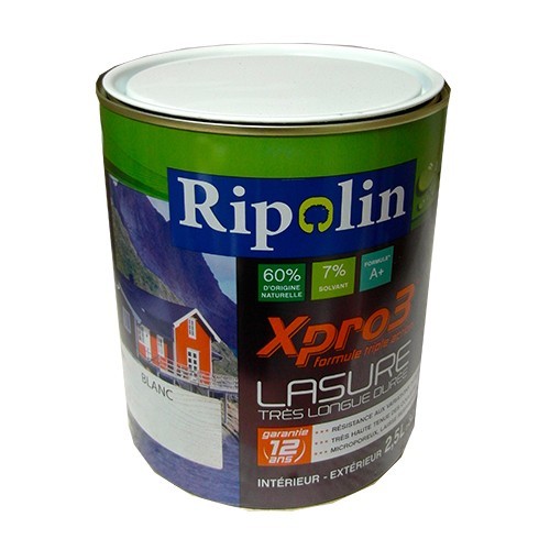 RIPOLIN Lasure XPro3 12ans Blanc