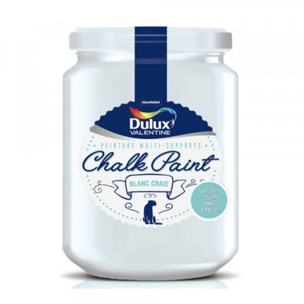 Peinture Multi-Supports Dulux Valentine Chalk Paint Blanc craie 0,4L