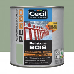 Peinture Bois Cécil Professionnel PEB60 Vert olivier 0,5L