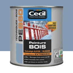 Peinture Bois Cécil Professionnel PEB60 Bleu azur 0,5L