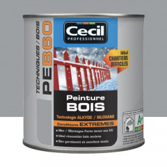 Peinture Bois Cécil Professionnel PEB60 Gris galet 0,5L