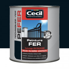 Peinture Fer Cécil Professionnel PE FER Noir 0,5L
