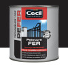 Peinture Fer Cécil Professionnel PE FER Noir mat - 0,5L