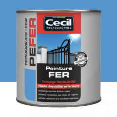 Peinture Fer Cécil Professionnel PE FER Bleu - 0,5L