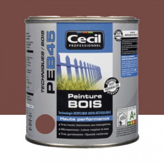 Peinture Bois Cécil Professionnel PEB45 Rouge Pays Basque ral 3004 0.5L