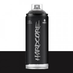 Bombe de peinture aérosol MTN Hardcore Noir (RV-9011) - 400ml