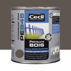 Peinture Bois Cécil Professionnel PEB45 Brun foncé - 0,5L