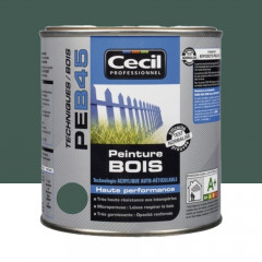 Peinture Bois Cécil Professionnel PEB45 Vert normand Ral 6005 0.5L