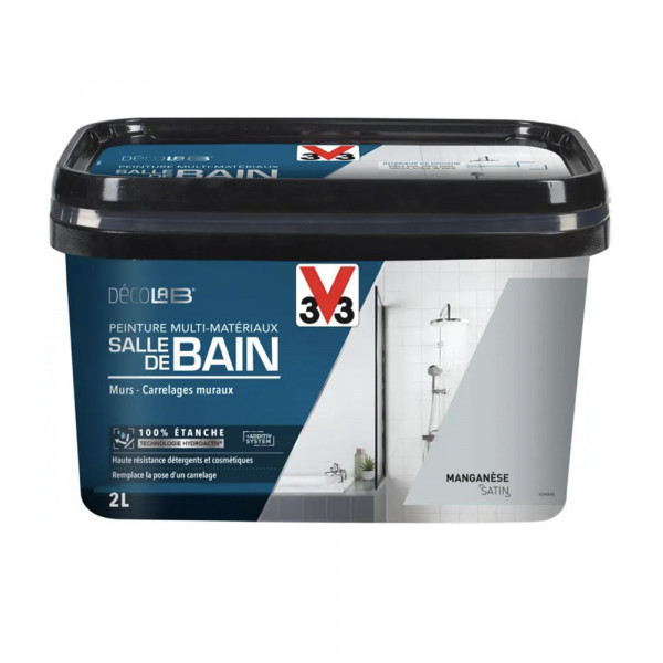 Peinture Multi-Matériaux Salle de bain V33 Manganèse 2L