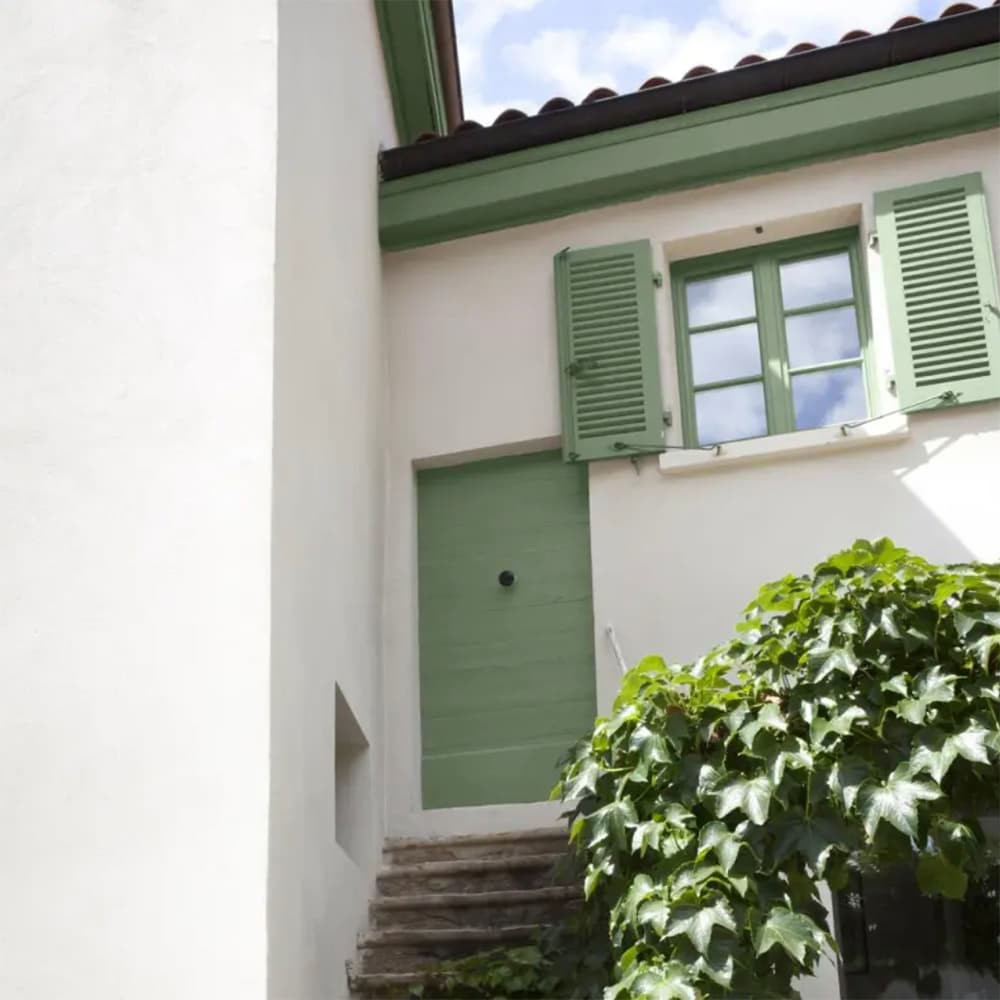 Peinture bois V33 Climats Extrêmes Satin Vert provence ambiance Peinture bois V33 Climats Extrêmes Satin Vert provence ambiance